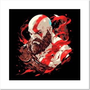 kratos Posters and Art